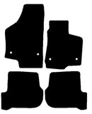Seat Leon Mk2 (Inc Cupra / R & FR) 2005-2012 Black Tailored Carpet Car Mats NV HITECH