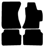Subaru Impreza 4dr 2007-2014 Black Tailored Carpet Car Mats NV HITECH