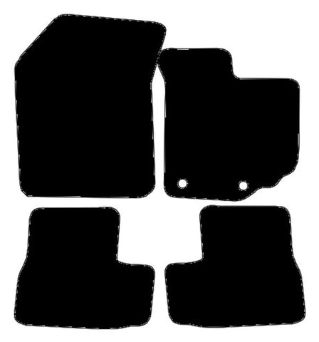 Suzuki Splash 2008 onwards Black Tailored Carpet Car Mats NV HITECH