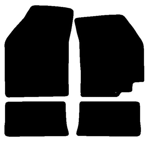 Suzuki Alto 2009-2014 Black Tailored Carpet Car Mats NV HITECH