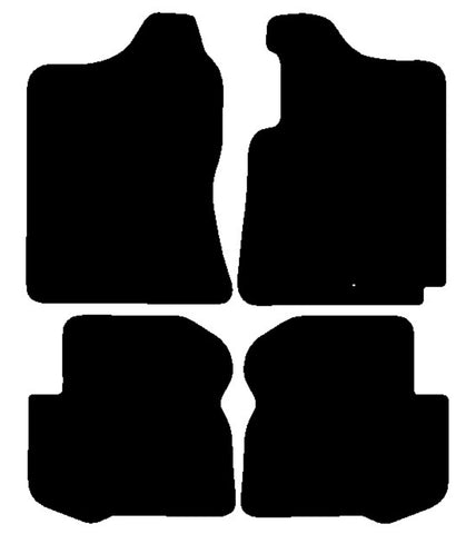Suzuki Jimny Automatic 1998-2018 Black Tailored Carpet Car Mats NV HITECH
