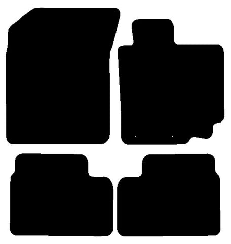 Suzuki Swift 2010-2017 Black Tailored Carpet Car Mats NV HITECH