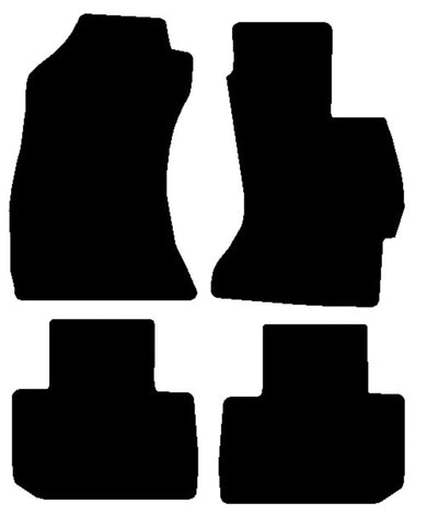 Subaru Forester 2014 onwards Black Tailored Carpet Car Mats NV HITECH
