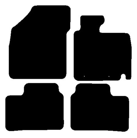 Suzuki Ignis 2016 onwards Black Tailored Carpet Car Mats NV HITECH