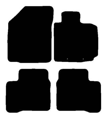 Suzuki Swift (Non Hybrid Models) 2017 onwards Black Tailored Carpet Car Mats NV HITECH
