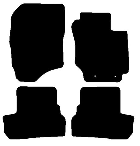 Suzuki Jimny 2018 onwards Black Tailored Carpet Car Mats NV HITECH