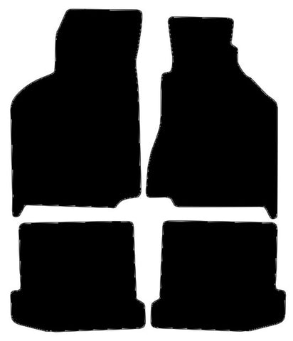 Seat Cordoba 1994-2003 Black Tailored Carpet Car Mats NV HITECH