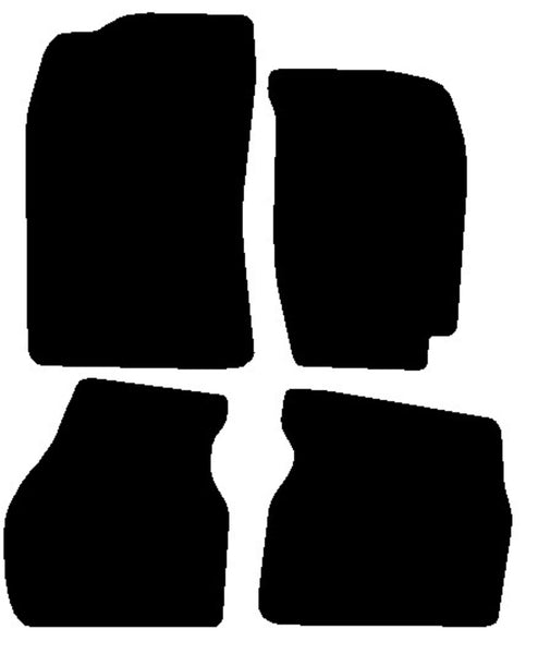 Toyota Celica 1994-1999 Black Tailored Carpet Car Mats NV HITECH
