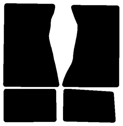 Toyota Celica 1975-1975 Black Tailored Carpet Car Mats NV HITECH