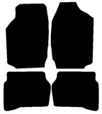 Toyota Corolla 3dr 1990-1993 Black Tailored Carpet Car Mats NV HITECH