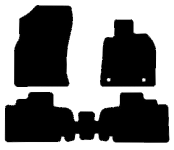 Toyota Camry 2019 onwards Black Tailored Carpet Car Mats NV HITECH