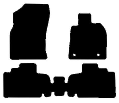 Toyota Camry 2019 onwards Black Tailored Carpet Car Mats NV HITECH