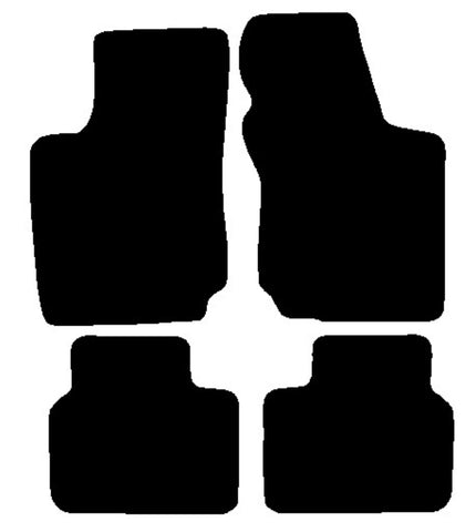 Vauxhall Corsa 1993-2000 Black Tailored Carpet Car Mats NV HITECH