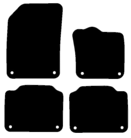 Volvo S90 & V90 2016 onwards Black Tailored Carpet Car Mats NV HITECH