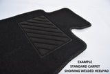 Mercedes SLK (R171) 2 Seater 2005-2011 Black Tailored Carpet Car Mats NV HITECH